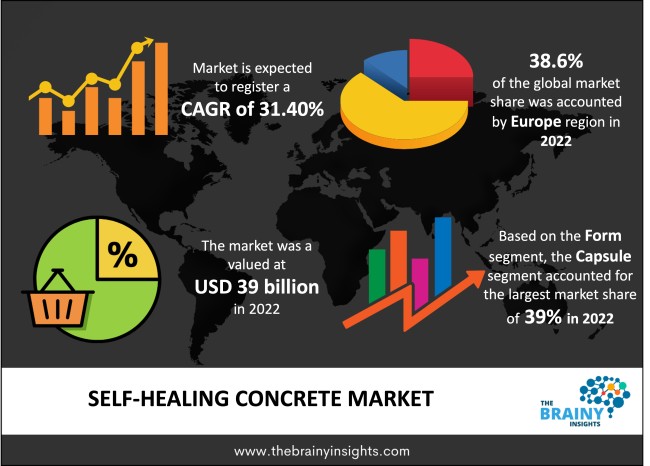 Self-Healing Concrete Market Size